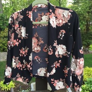 Flower light weight blazer